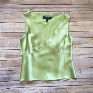 Lafayette 148 New York petite silk top